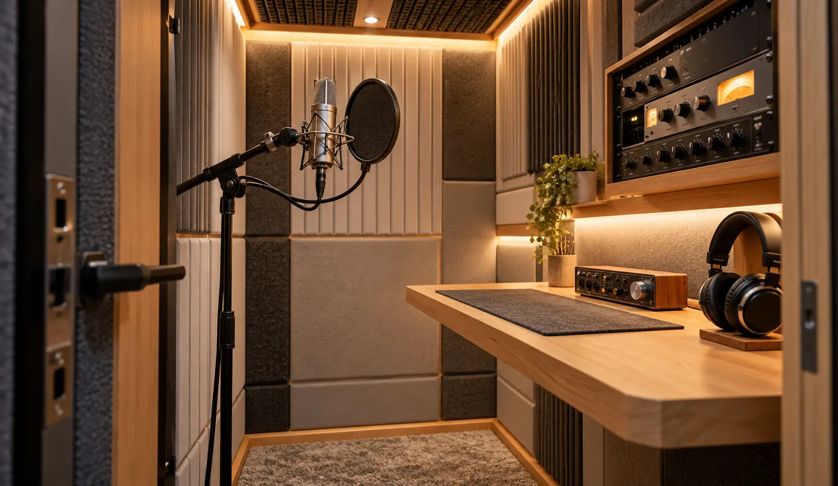 Scandinavian Acoustic Studio Interior Design Bangladesh