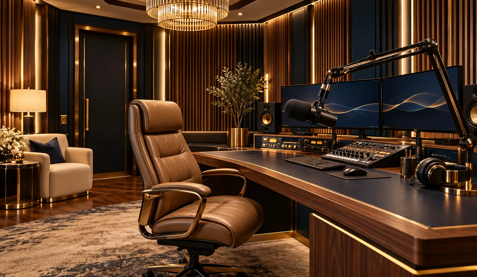 Luxury Modern Acoustic Studio Interior Design Bangladesh