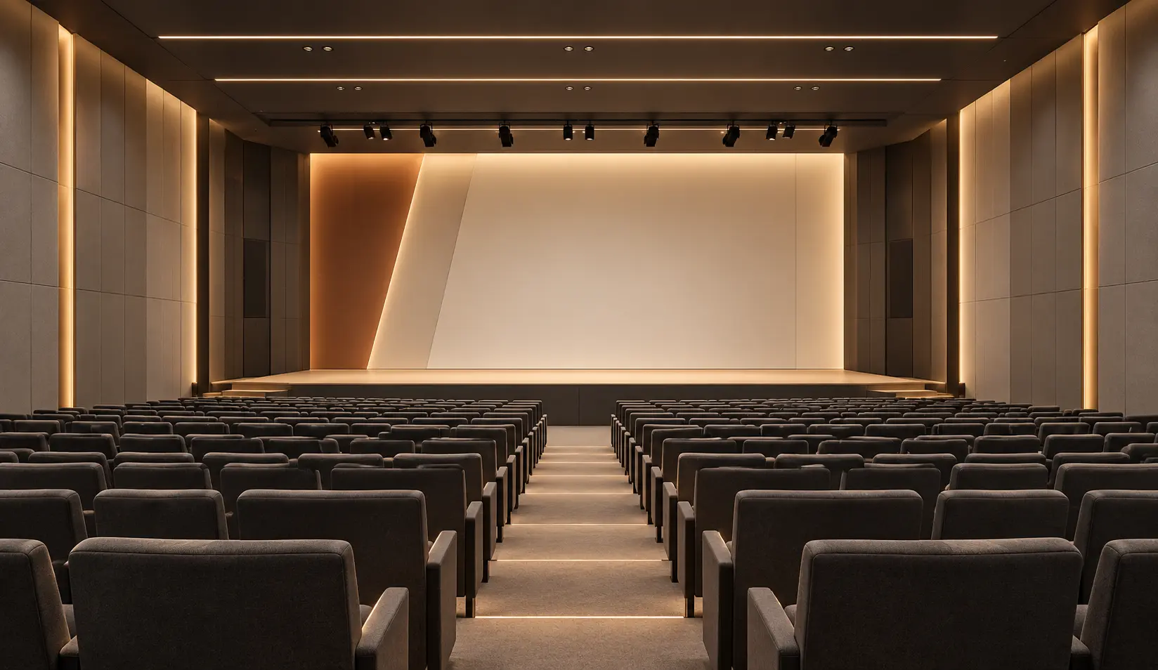 Modern Minimalist Auditorium Interior Design Bangladesh
