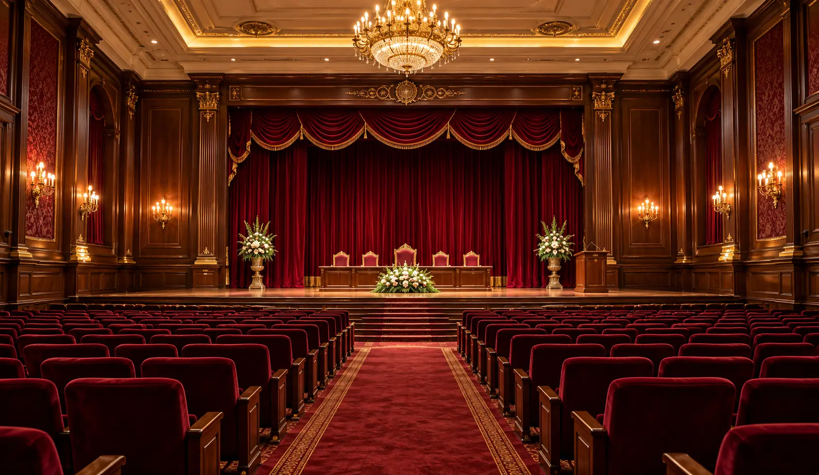 Classic Auditorium Interior Design Bangladesh