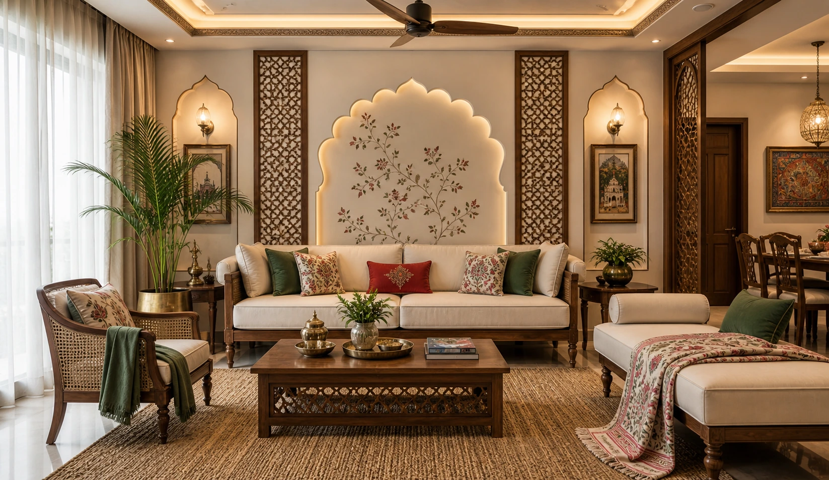 Bangladeshi Fusion Bedroom