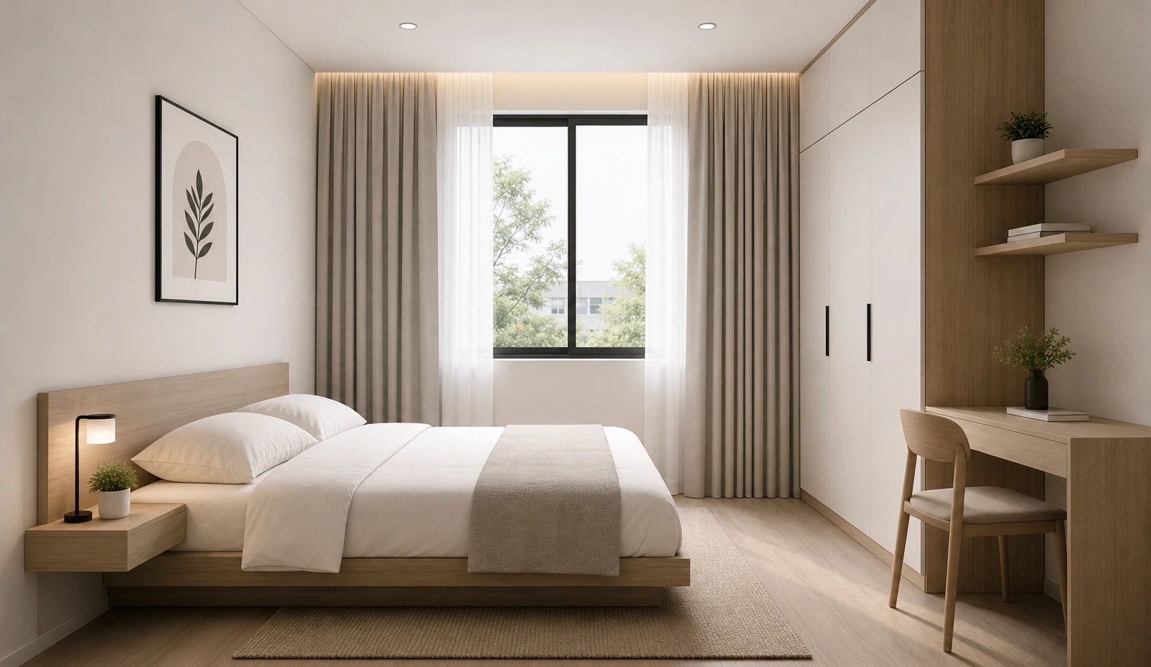 Modern Minimalist Bedroom