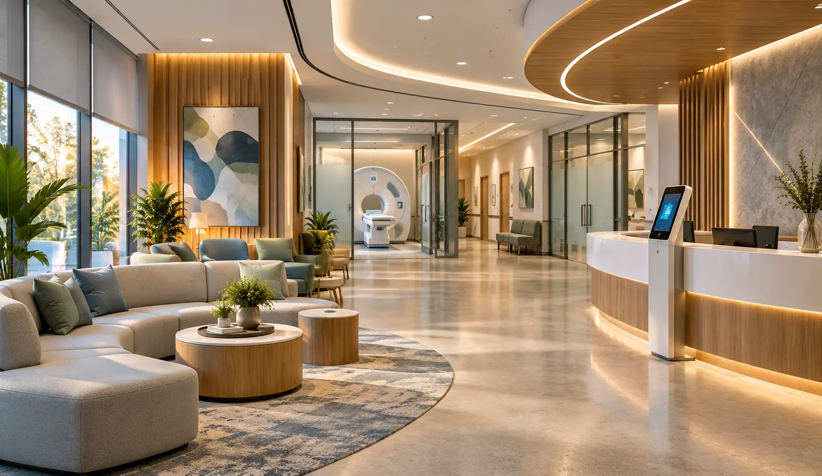 Contemporary Diagnostic Centre Interior Design Bangladesh