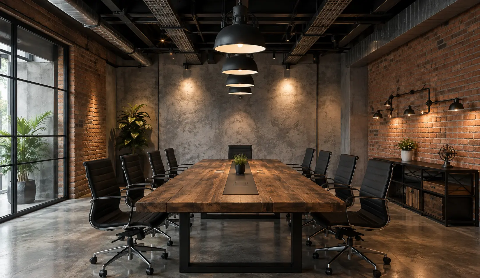 Industrial Meeting Room Interior Design Bangladesh