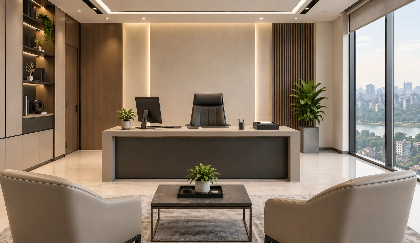 Modern Minimalist Presidential Room Interior Design Bangladesh