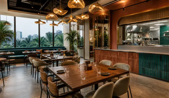 Contemporary Restaurant Interior Design Dhaka Bangladesh