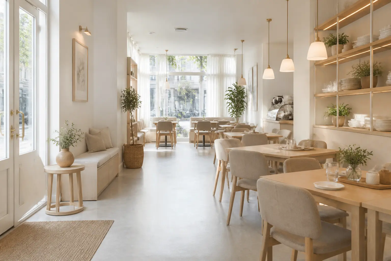 Scandinavian Restaurant Interior Design Bangladesh
