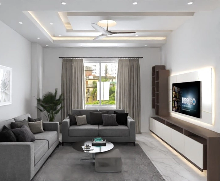 Formal Living Room Interior Design by Md Anamul Haque