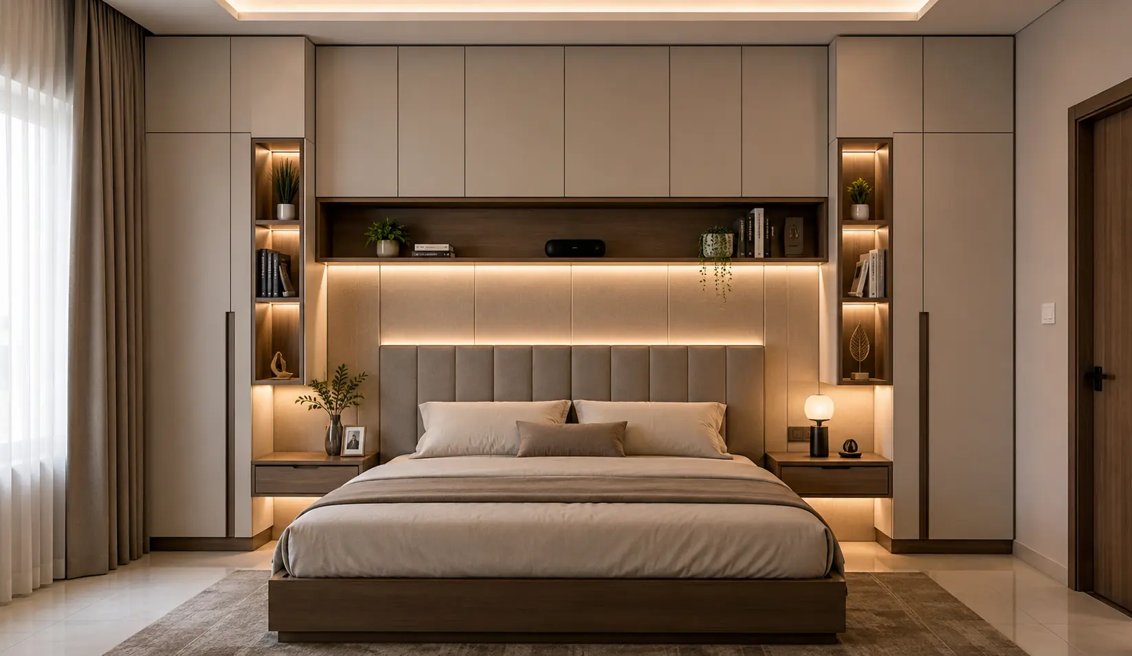 Bed Wall Cabinet Design Bangladesh