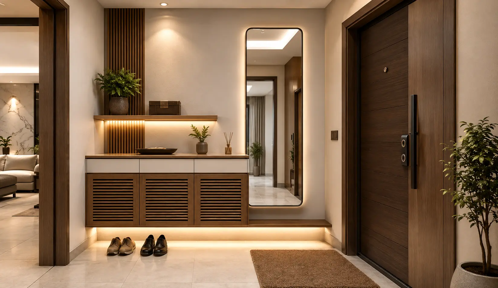 Entryway Wall Cabinet Design Dhaka Bangladesh
