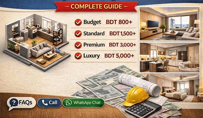Interior Design Cost in Bangladesh 2026