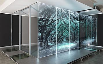 Glass design Of Interior Concept