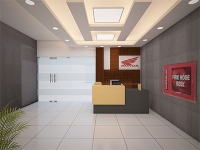 Office Interior Design Reception