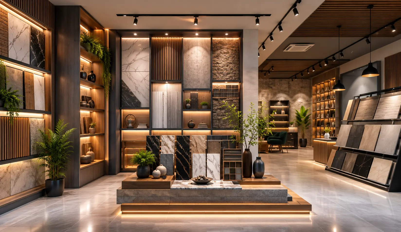 Showroom Feature Display Area Interior Design Bangladesh